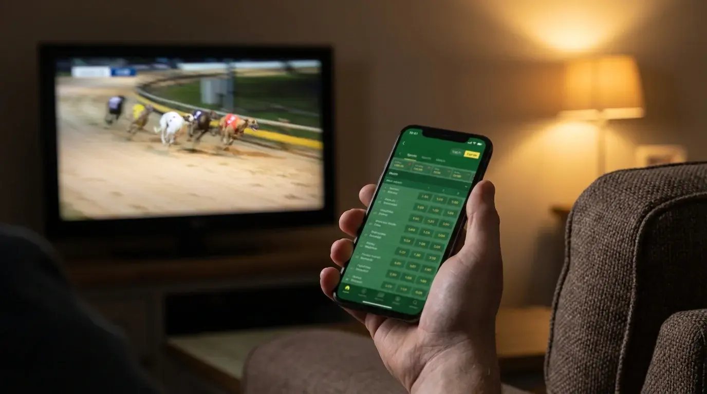 Best greyhound betting sites UK with mobile phone and racecard