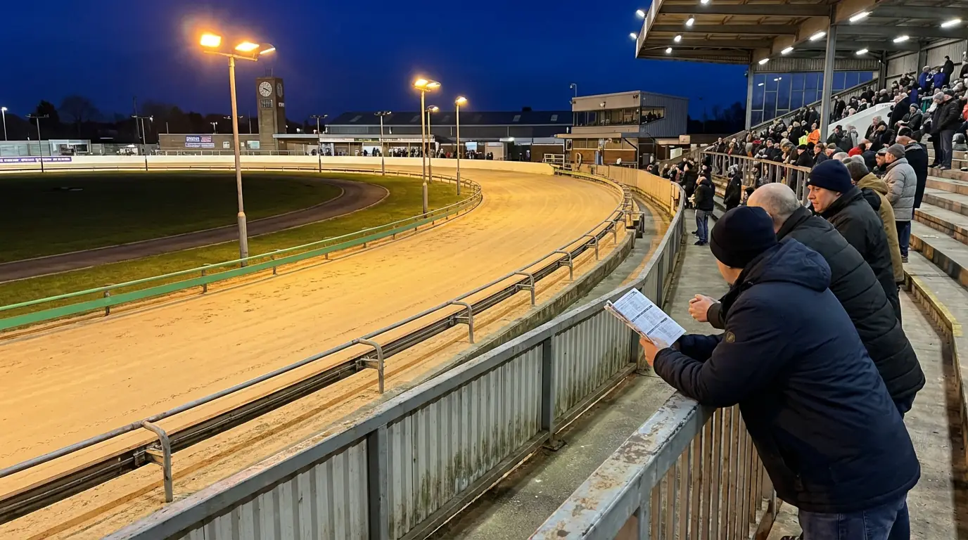 Greyhound racing for beginners at a UK dog track on race night